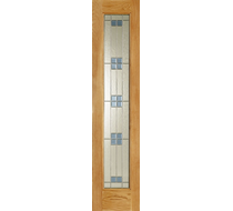 HARDWOOD SIDELIGHT WITH REGAL IG ZINC GLASS